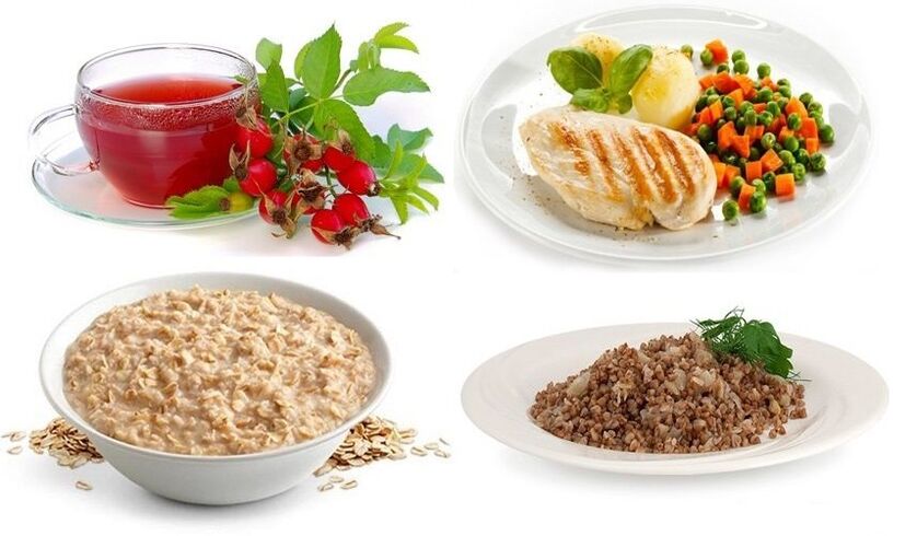 Diet dishes for gastritis are included in the therapeutic diet