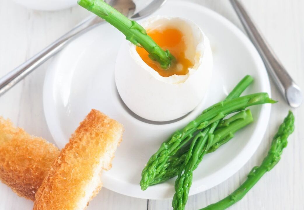 Soft-boiled egg on a diet