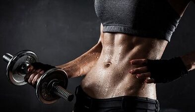 Exercises for losing weight on the sides and stomach